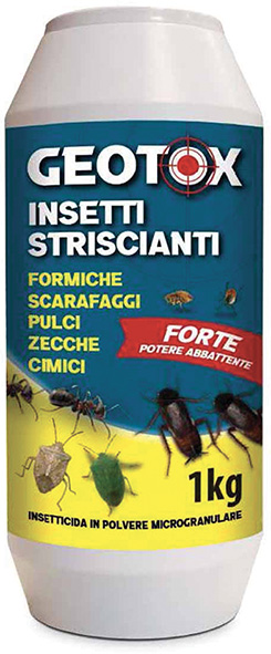 INSETTICIDA POLVERE GRANULARE GEOTOX              