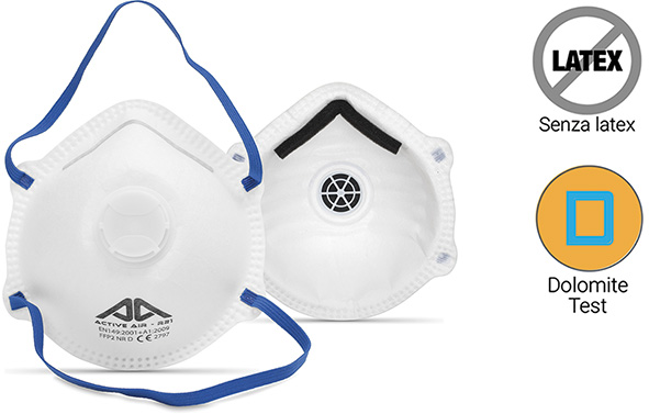 MASCHERINE ACTIVE AIR R21 FFP2 D VALVOLA          