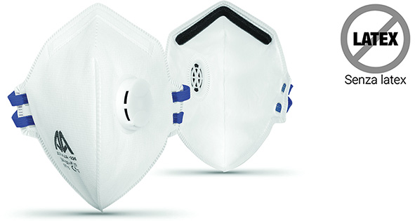 MASCHERINE ACTIVE AIR R26 FFP2 VALVOLA PIEGHEVOLI 