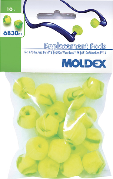 INSERTI MOLDEX RIC. X ARCHETTO WAVEBAND 10 PAIA   