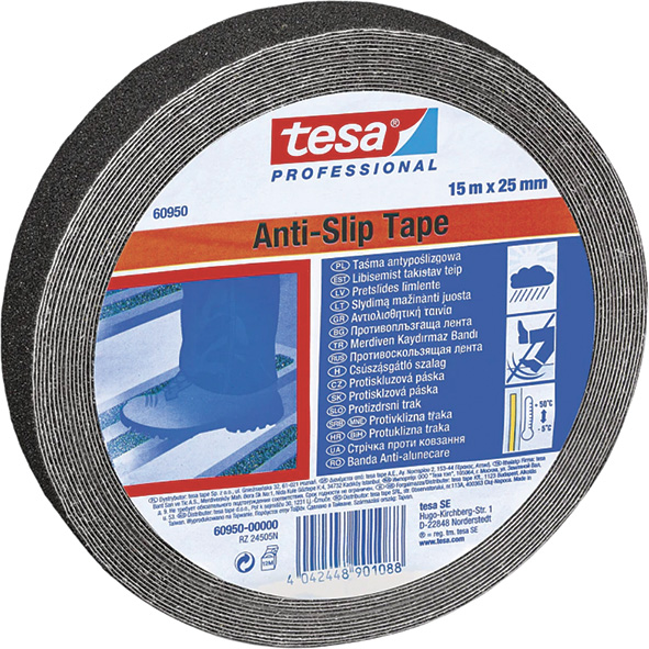 NASTRO ANTISDRUCCIOLO NERO TESA 60950             