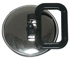 TAPPI GOMMA NERA CON MANIGLIA                     