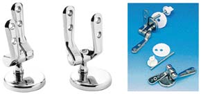 CERNIERE CROMO PESANTE PER SEDILE WC              