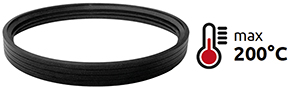 GUARNIZIONI SILICONE PER TUBI PELLET              