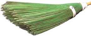 SCOPA TIPO SPAZZINO VERDE SENZA MANICO            