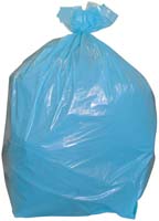 SACCHI SPAZZATURA AZZURRI ROTOLO PZ.20            