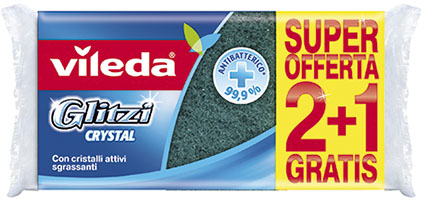 SPUGNE VILEDA GLITZI CRISTAL PZ.2+1               