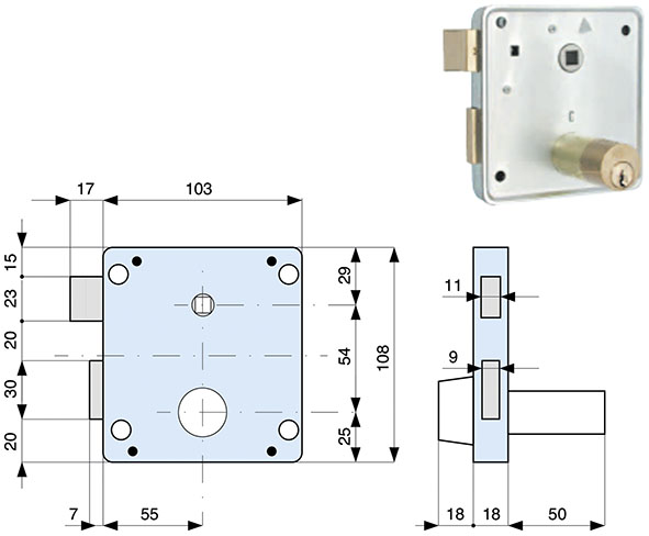 SERRATURE MG APPLICARE ART.436                    