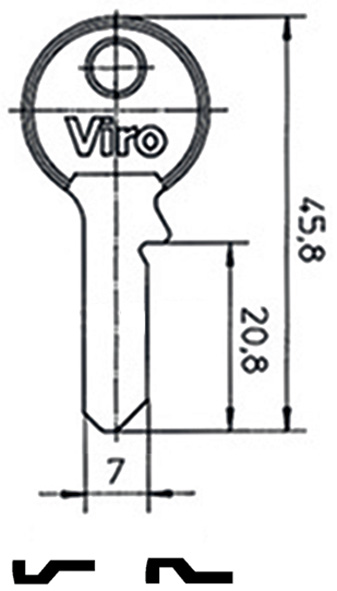 CHIAVI NAZIONALI VIRO 013                         