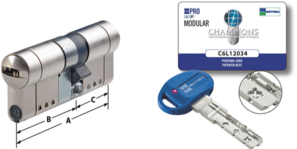 CILINDRI MOTTURA MODULAR CHIAVE-CHIAVE            