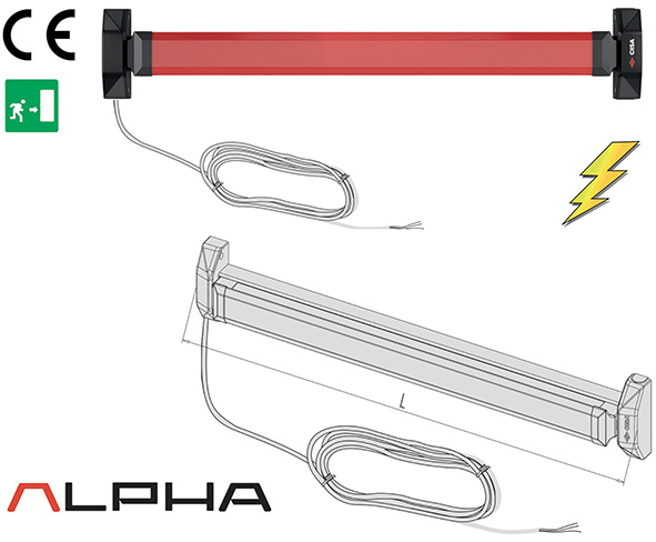 MANIGLIONI CISA ALPHA MOTORIZZATI ART.5M851       