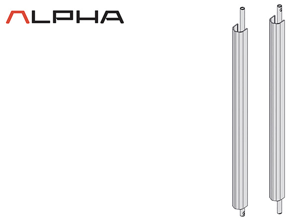 KIT ASTE CISA ALPHA CON BARRA ART.7A63.0A         