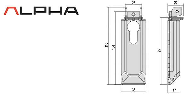 PLACCHE CISA ALPHA ART.7A76                       