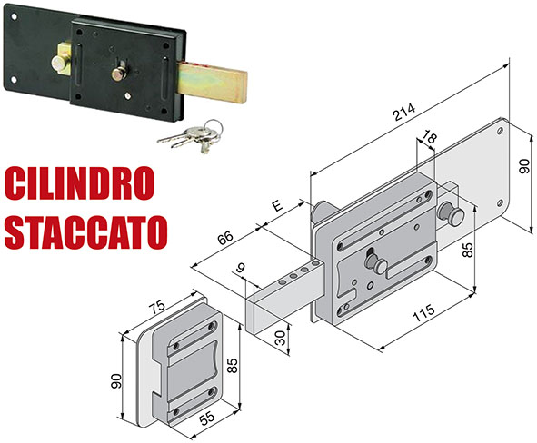 FERROGLIETTI WELKA 012 CIL.STACCATO 6 MANDATE     