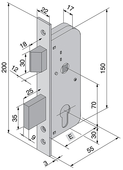 SERRATURE WELKA 061 IMPENNATA                     