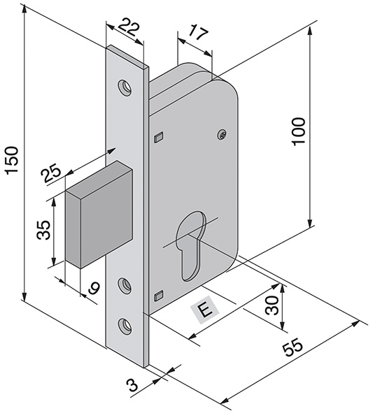 SERRATURE WELKA 063 IMPENNATA                     