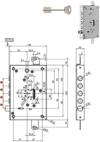 SERRATURE MUL-T-LOCK MATRIX *M* I.28              
