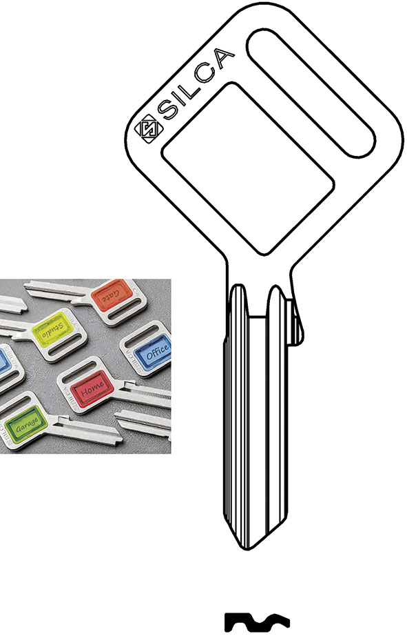 CHIAVI UNIVERSALI TAGGY UL058FZ                   