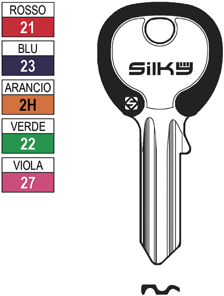 CHIAVI UNIVERSALI SILKY UL052DZ                   