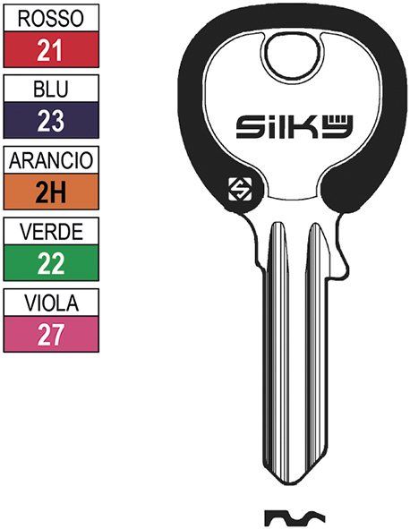 CHIAVI UNIVERSALI SILKY UL058DZ                   