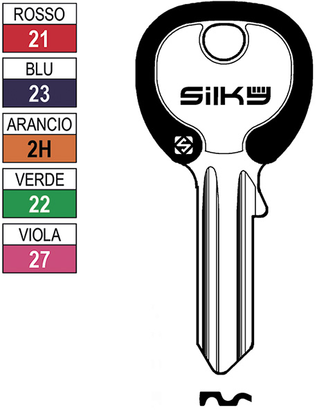 CHIAVI NAZIONALI SILKY CS204DZ                    