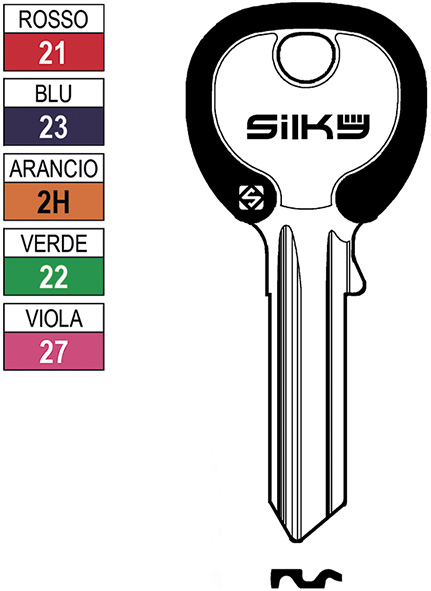 CHIAVI NAZIONALI SILKY IE6DZ                      