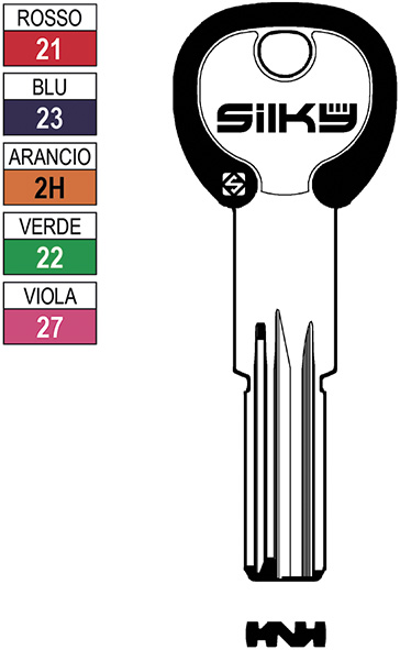 CHIAVI PUNZONATE SILKY AGB9DZ                     
