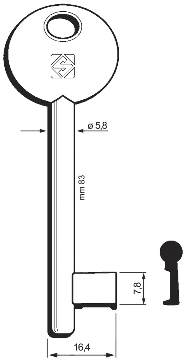CHIAVI PASSEPARTOUT SILCA 6P1S-20G                