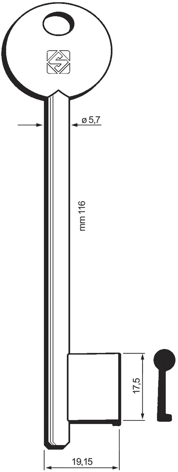 CHIAVI PASSEPARTOUT SILCA 6P7D-20                 