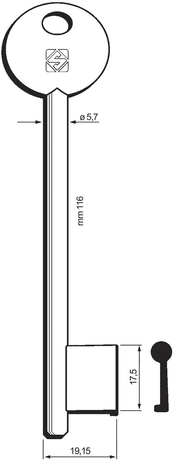 CHIAVI PASSEPARTOUT SILCA 6P7S-20                 