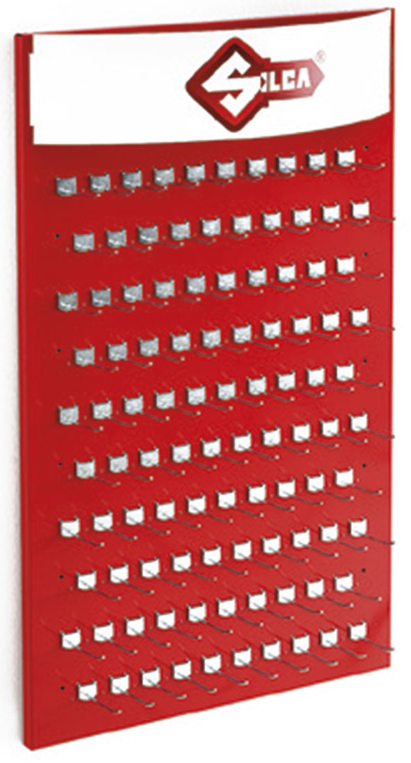 ESPOSITORE SILCA PARETE 100 GANCI AVE0089         
