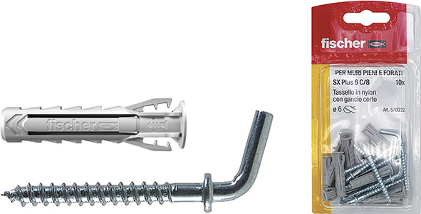 TASSELLI FISCHER SX PLUS 6C/8K GANCIO CORTO * BLI 